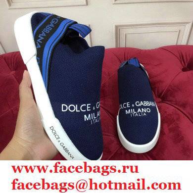 Dolce & Gabbana Slip On Sneakers with Logo 02 2021